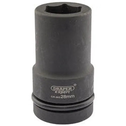 Draper Draper Expert Hi-Torq 6 Point Deep Impact Socket, 1" Sq. Dr., 28Mm Dr-05143