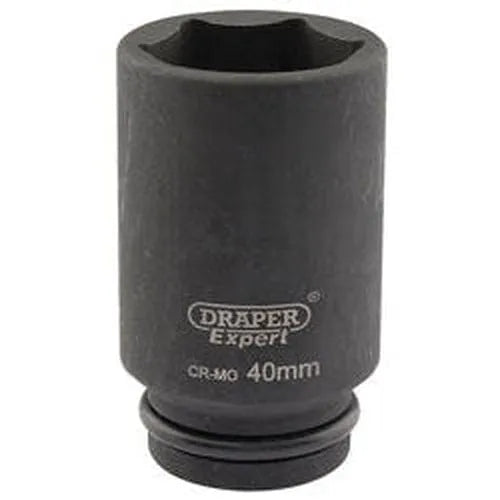 Draper Draper Expert Hi-Torq 6 Point Deep Impact Socket, 3/4" Sq. Dr., 40Mm Dr-05071