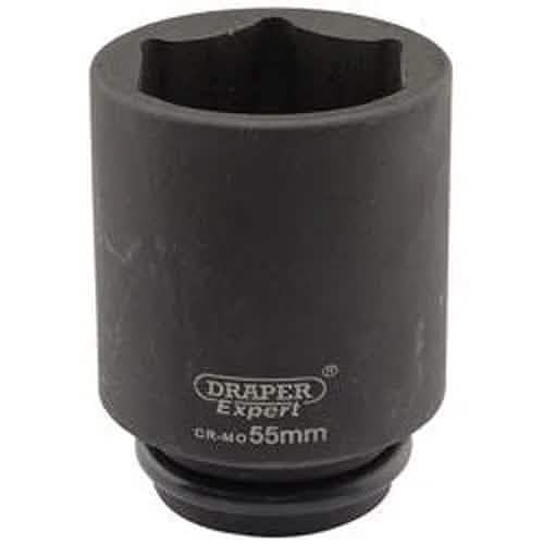 Draper Draper Expert Hi-Torq 6 Point Deep Impact Socket, 3/4" Sq. Dr., 55Mm Dr-05085
