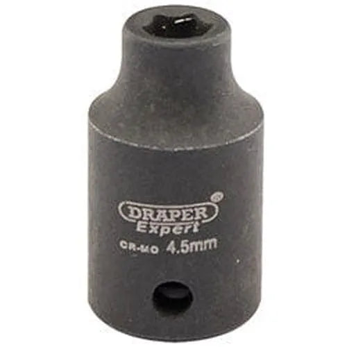 Draper Draper Expert Hi-Torq 6 Point Impact Socket, 1/4" Sq. Dr., 4.5Mm Dr-05003