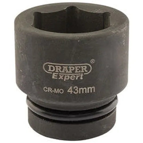 Draper Draper Expert Hi-Torq 6 Point Impact Socket, 1" Sq. Dr., 43Mm Dr-05123