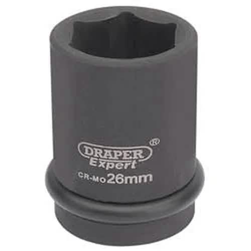 Draper Draper Expert Hi-Torq 6 Point Impact Socket, 3/4" Sq. Dr., 26Mm Dr-05007