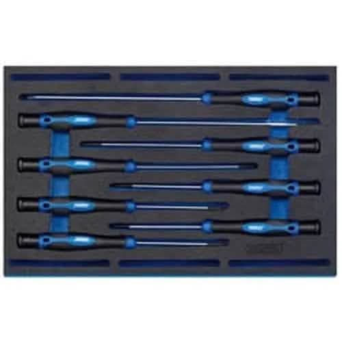 Draper Draper Extra Long Precision Screwdriver Set In 1/4 Drawer Eva Insert Tray (8 Piece) Dr-63399
