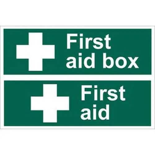 Draper Draper First Aid Box' Safety Sign Dr-72542
