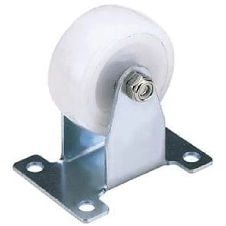 Draper Draper Fixed Plate Fixing Nylon Wheel, 75Mm Diameter, S.W.L. 100Kg Dr-65502