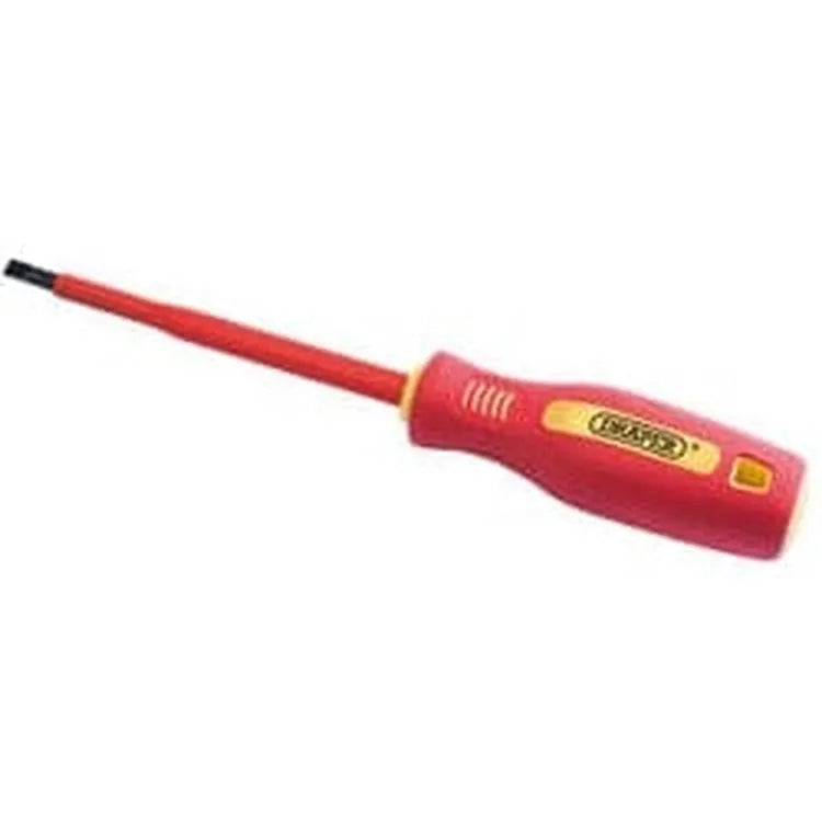 Draper Draper Fully Insulated Plain Slot Screwdriver, 5.5 X 125Mm (Sold Loose) Dr-46524