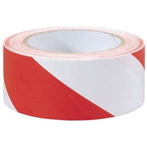 Draper Draper Hazard Tape Roll, 33M X 50Mm, Red And White Dr-69010