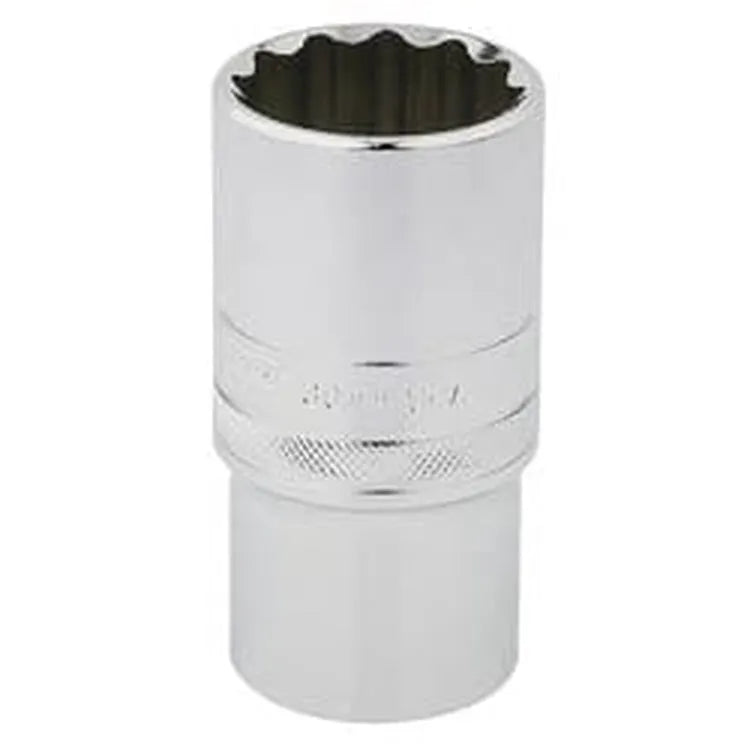 Draper Draper Hi-Torq 12 Point Deep Socket, 1/2" Sq. Dr., 30Mm Dr-33858