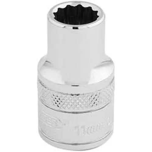 Draper Draper Hi-Torq 12 Point Socket, 1/2" Sq. Dr., 11Mm Dr-33095
