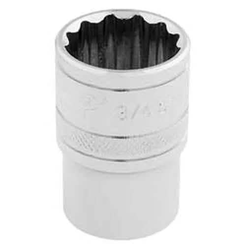 Draper Draper Hi-Torq 12 Point Socket, 1/2" Sq. Dr., 3/4" Dr-33660