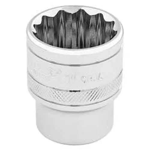 Draper Draper Hi-Torq 12 Point Socket, 3/8" Sq. Dr., 1" Dr-49484