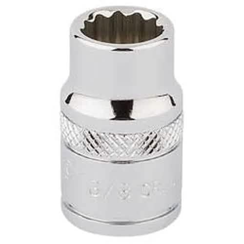 Draper Draper Hi-Torq 12 Point Socket, 3/8" Sq. Dr., 3/8" Dr-49017