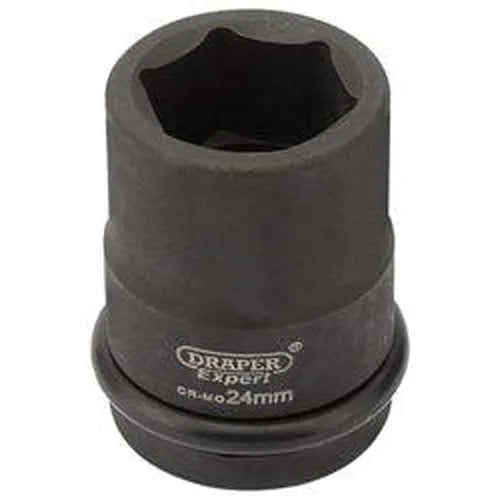 Draper Draper Hi-Torq 6 Point Impact Socket, 3/4" Sq. Dr., 24Mm Dr-28694