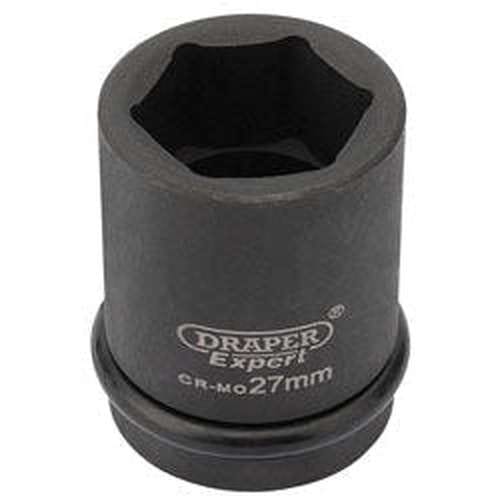 Draper Draper Hi-Torq 6 Point Impact Socket, 3/4" Sq. Dr., 27Mm Dr-28719