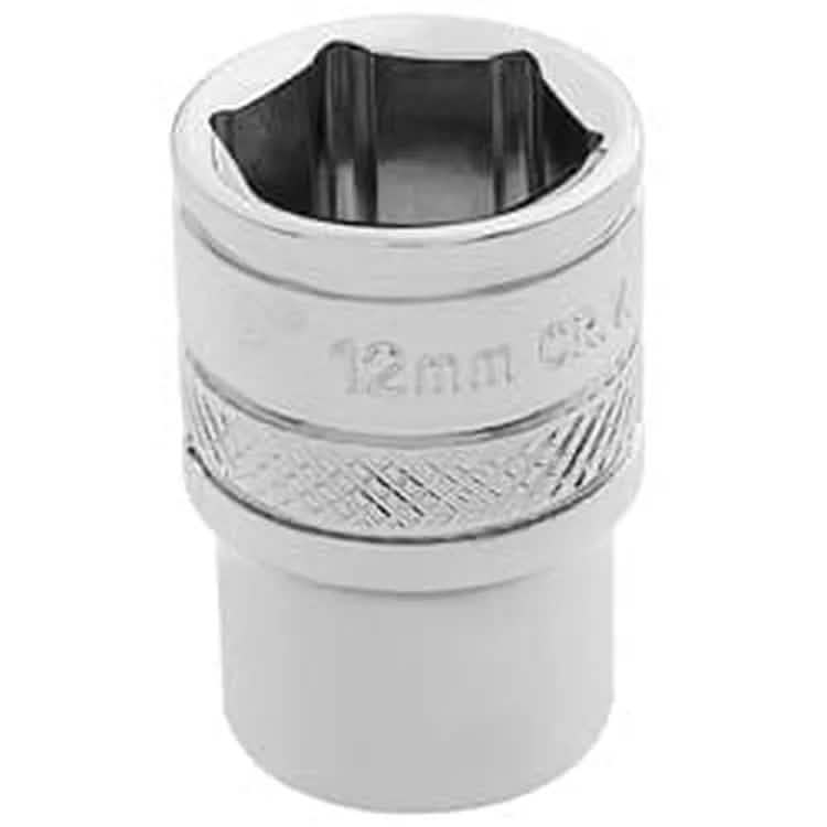 Draper Draper Hi-Torq 6 Point Socket, 1/4" Sq. Dr., 12Mm Dr-32569