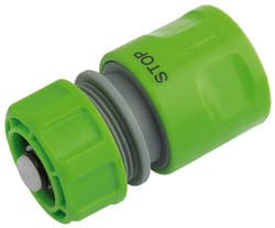 Draper Draper Hose Connector With Water Stop Feature, 1/2" Dr-25902