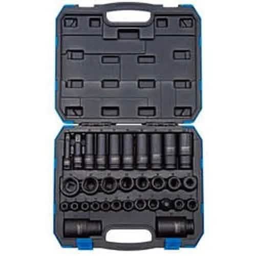Draper Draper Impact Socket Set, 3/8" And 1/2" Sq. Dr. (32 Piece) Dr-83098