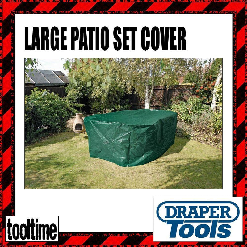 Draper Draper Large Oval Garden Patio Set Cover Outdoor Table Chair Furniture Protector