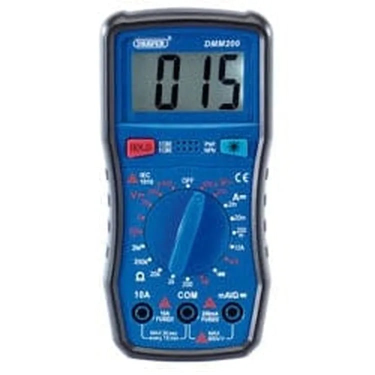 Draper Draper Manual-Ranging Digital Multimeter, 1 X Test Leads, 1 X Case Dr-41817