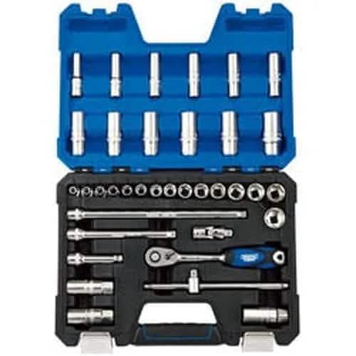 Draper Draper Metric Socket Set, 3/8" Sq. Dr. (36 Piece) Dr-16449