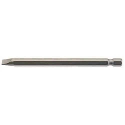 Draper Draper Plain Slot Insert Bit, 6.5Mm, 1/4" Hex, 100Mm Long (Pack Of 1) Dr-64351