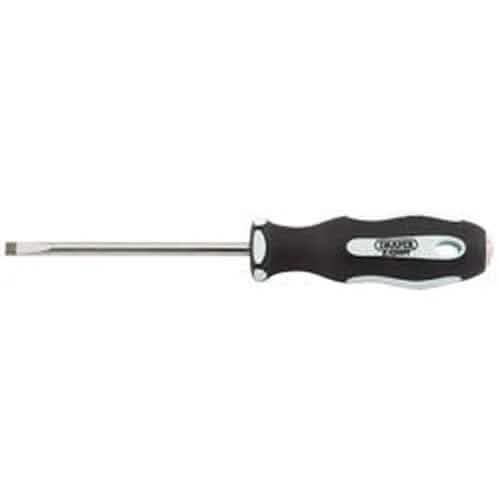 Draper Draper Plain Slot Soft Grip Parallel Tip Screwdrivers, 5.5 X 100Mm Dr-34973