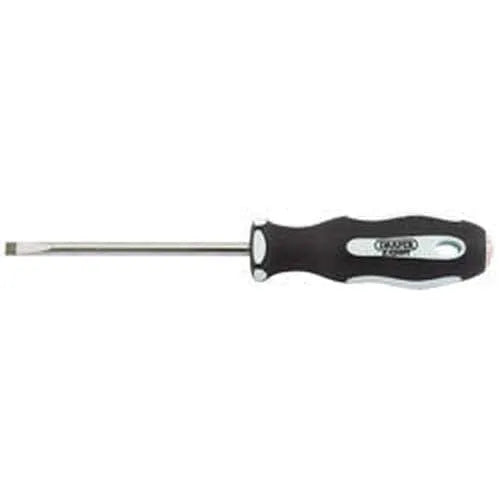 Draper Draper Plain Slot Soft Grip Parallel Tip Screwdrivers, 5.5 X 100Mm Dr-34973