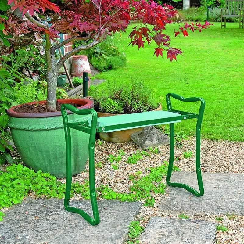 Draper 27435 Portable Folding Garden Kneeler Foam Knee Pad Padded Seat