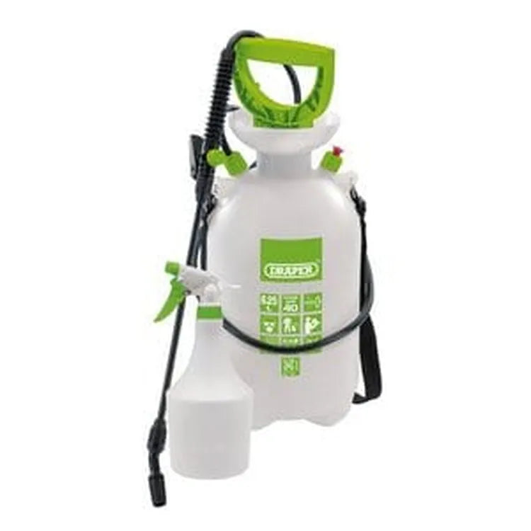 Draper Draper Pressure Sprayer, 6.25L, With Mini Sprayer, 1L Dr-82464