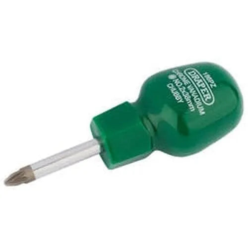 Draper Draper Pz Type Cabinet Pattern Chubby Screwdriver, No.2 X 38Mm (Sold Loose) Dr-22357