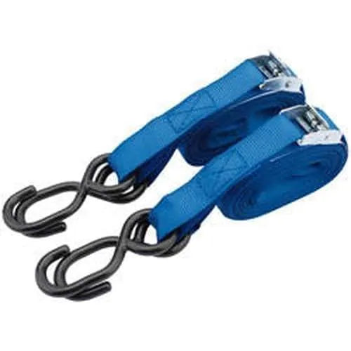 Draper Draper Ratcheting Tie Down Straps, 5.0M X 25Mm, 125Kg (2 Piece) Dr-60963