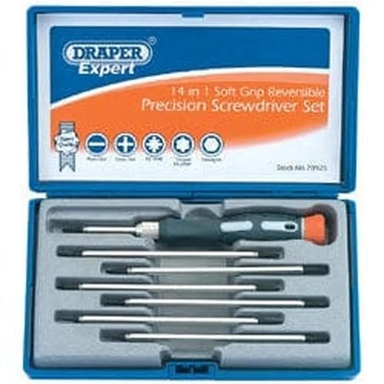 Draper Draper Reversible Precision Screwdriver Set (8 Piece) Dr-78925