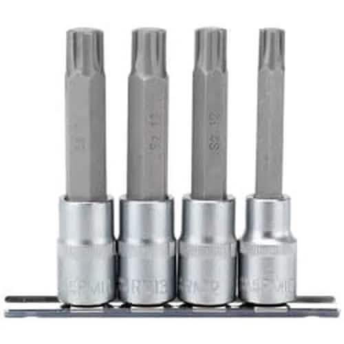 Draper Draper Ribe Socket Bit Set, 1/2" Sq. Dr. (4 Piece) Dr-16345