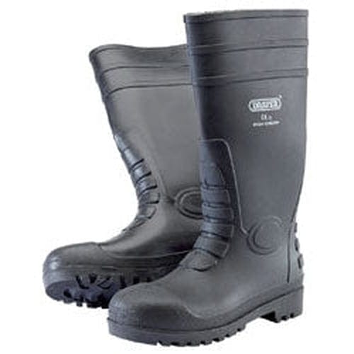 Draper Draper Safety Wellington Boots, Size 8, S5 Dr-02698