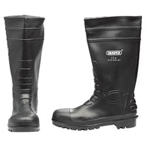 Draper Draper Safety Wellington Boots, Size 9, S5 Dr-02699