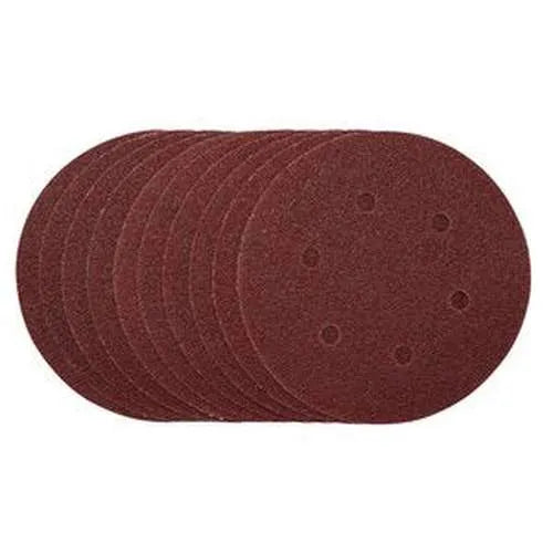 Draper Draper Sanding Discs, 150Mm, Hook & Loop, 40 Grit, (Pack Of 10) Dr-54887