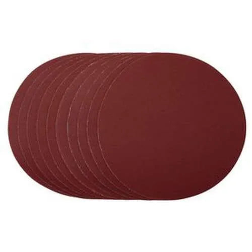 Draper Draper Sanding Discs, 180Mm, Hook & Loop, 240 Grit, (Pack Of 10) Dr-56182