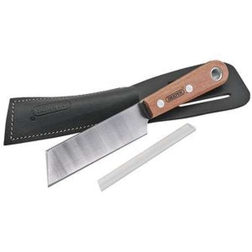 Draper Draper Shoe Or Leather Knife With Belt Holster, 115Mm Dr-93067