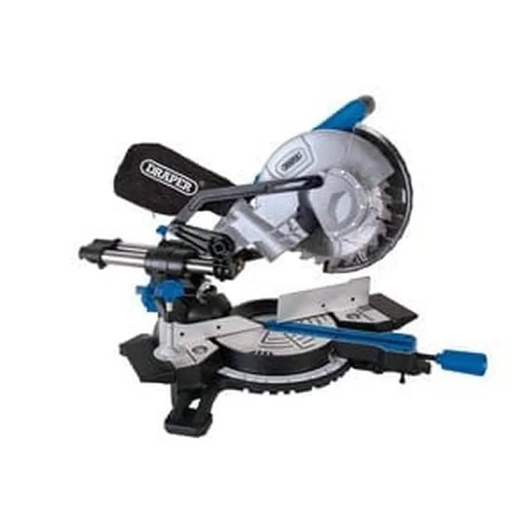 £179.95 Draper Sliding Compound Mitre Saw With Laser Cutting Guide ...
