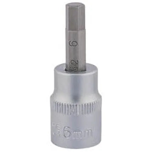 Draper Draper Socket With Hexagonal Bit, 3/8" Sq. Dr., 6Mm Dr-16284
