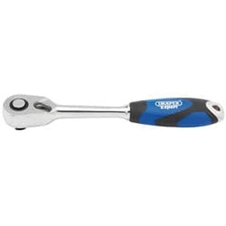 Draper Draper Soft Grip Reversible Ratchet, 3/8" Sq. Dr., 72 Tooth Dr-26503