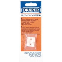 Draper Draper Spare Set Of Soft Jaws For 19207 Waterpump Pliers Dr-38907
