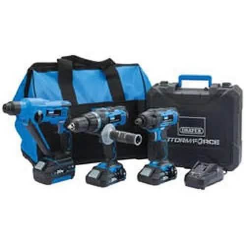 Draper Draper Storm Force 20V Cordless Fixing Kit (8 Piece) Dr-40449