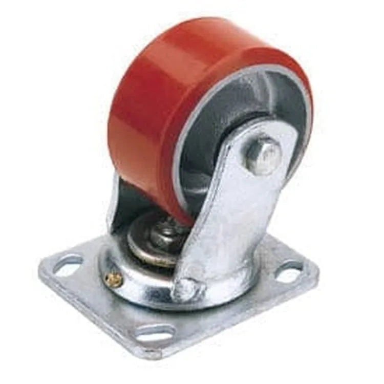 Draper Draper Swivel Plate Fixing Heavy Duty Polyurethane Wheel, 200Mm Diameter, S.W.L. 500Kg Dr-65532