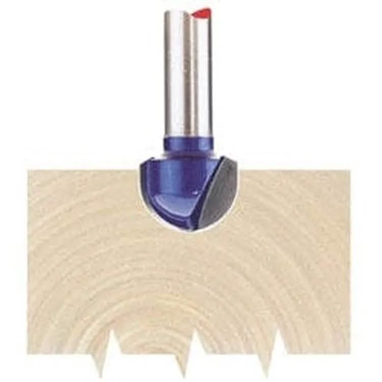 Draper Draper Tct Router Bit, 1/4" Core Box, 12.7 X 6.35Mm Radius Dr-75345