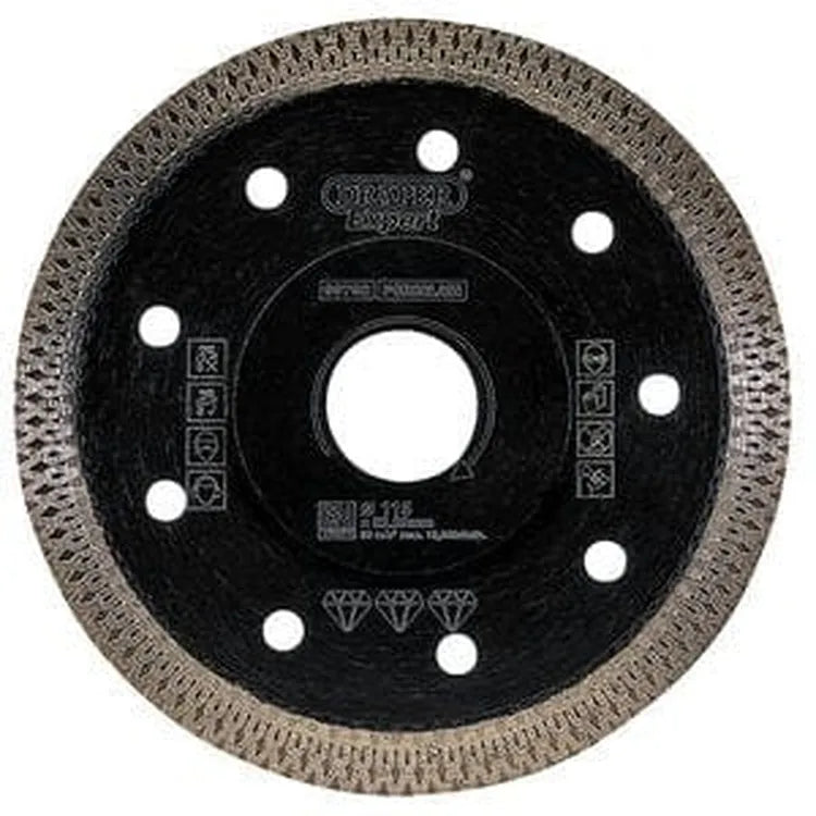 Draper Draper Turbo-X Porcelain Diamond Blade, 115Mm Dr-99792