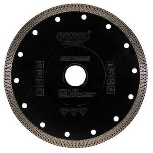 Draper Draper Turbo-X Porcelain Diamond Blade, 180Mm Dr-99793