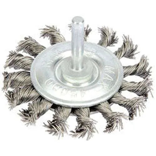 Draper Draper Twisted Wire Wheel, 75Mm Dr-41434