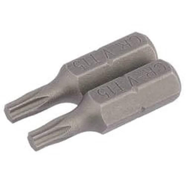 Draper Draper Tx-Star Insert Bit, 1/4" Hex, 25Mm Long, T15 (Pack Of 2) Dr-66429