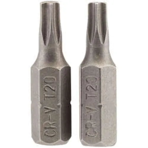 Draper Draper Tx-Star Insert Bit, 1/4" Hex, 25Mm Long, T20 (Pack Of 2) Dr-66430
